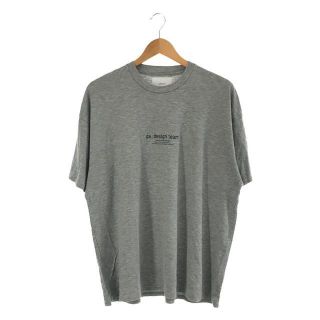 シュタイン(stein)のstein / シュタイン | PRINT TEE - DESIGN TEAM  (GRAY) ST.082 コットン プリント Tシャツ カットソー ユニセックス | L | グレー | メンズ(Tシャツ/カットソー(半袖/袖なし))