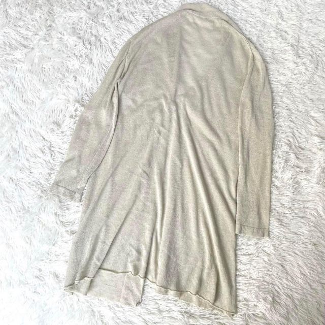 『evam eva』麻 ロングカーディガン 羽織