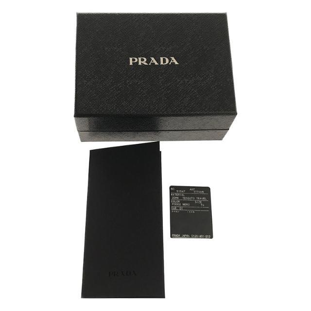 【美品】  PRADA / プラダ | 2DMK TESSUTO TRAVEL 1TT095 イタリア製 ミニ ナイロン ポーチ ユニセックス 箱有 | ー | NERO | レディース