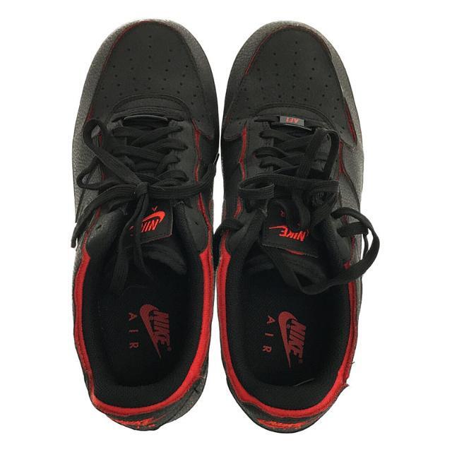 【美品】 NIKE / ナイキ | AIR FORCE1/1 CUSTOM UPTOWN DD2429-001エアフォース ワン 1/1 カスタムアップタウン スニーカー 付属有 | 27.5 | ブラック / レッド | メンズ