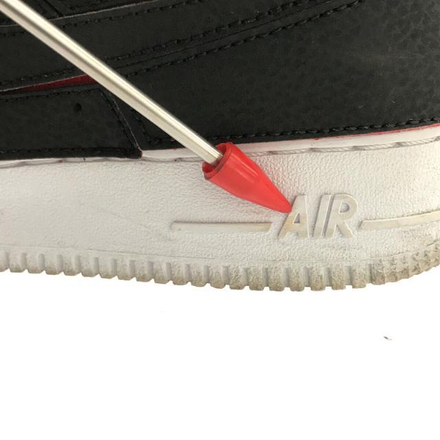 【美品】 NIKE / ナイキ | AIR FORCE1/1 CUSTOM UPTOWN DD2429-001エアフォース ワン 1/1 カスタムアップタウン スニーカー 付属有 | 27.5 | ブラック / レッド | メンズ
