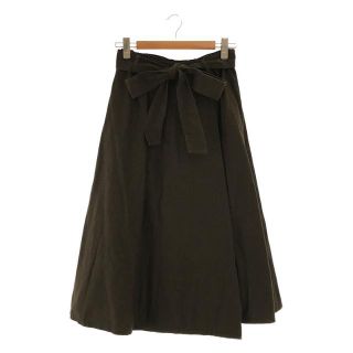 harenoti. / ハレノチ | belted wraparound skirt ベルト付き ベルテッド ラップ風スカート | 1 | カーキ | レディース(ロングスカート)