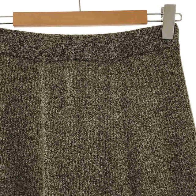 BEIGE, - 【美品】 BEIGE, / ベイジ | ウール配色ニットスカート