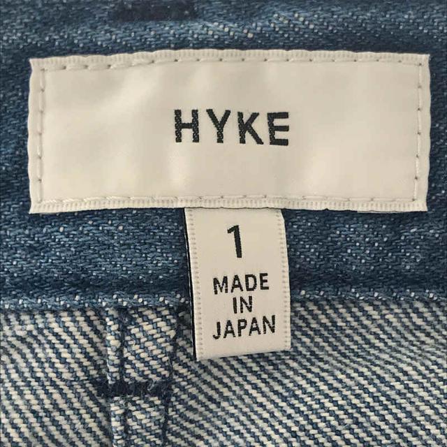 HYKE(ハイク)のHYKE / ハイク | デニム ベイカー パンツ フレア ブーツカット | 1 | インディゴ | レディース レディースのパンツ(その他)の商品写真