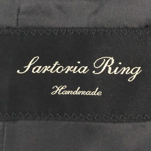 RING JACKET / リングジャケット | Sartoria Ring サルトリアリング ウール シャドー ストライプ ノッチドラペル サイドベンツ 3B テーラード ジャケット スラックス セットアップ スーツ フォーマル | 46 | ブラック | メンズ メンズのスーツ(その他)の商品写真