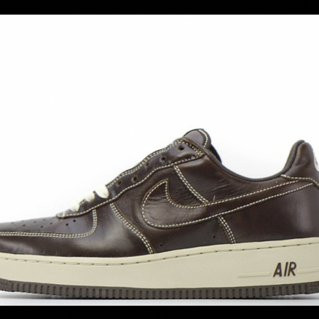 【超レア】AIRFORCE1 エアフォース1 限定 高級 レザー ブラウン 人気