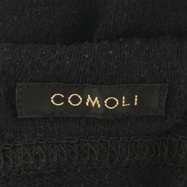 COMOLI / コモリ | シルク ネップ ジャージ パンツ | 3 | ブラック | メンズ