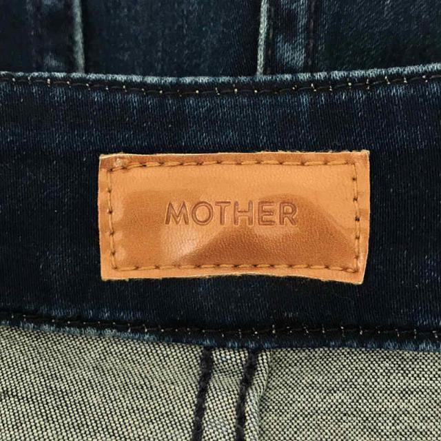 mother(マザー)のMOTHER / マザー | THE WIDELEG GREASER 濃紺 デニム ブーツカット ワイド フレア パンツ | 24 | インディゴ | レディース レディースのパンツ(その他)の商品写真