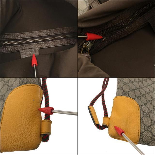 GUCCI / グッチ | 473872 イタリア製 2way GGスプリーム ドローストリング トート バックパック リュック ユニセックス 保存袋有 | ‐ | ブラウン | レディース