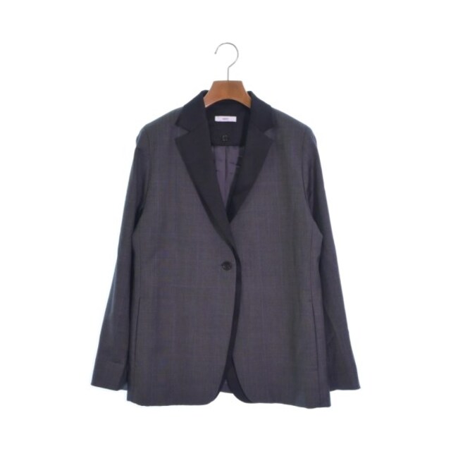限定価格セール! INEDIT チェック Navy PREMIUM テーラードジャケット