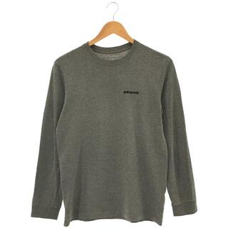 パタゴニア(patagonia)のPatagonia / パタゴニア | Long Sleeved P-6 Logo Responsibili Tee レスポンシビリティー P6ロゴ 両面プリント ロングスリーブ カットソー | XS | グレー | レディース(Tシャツ(長袖/七分))