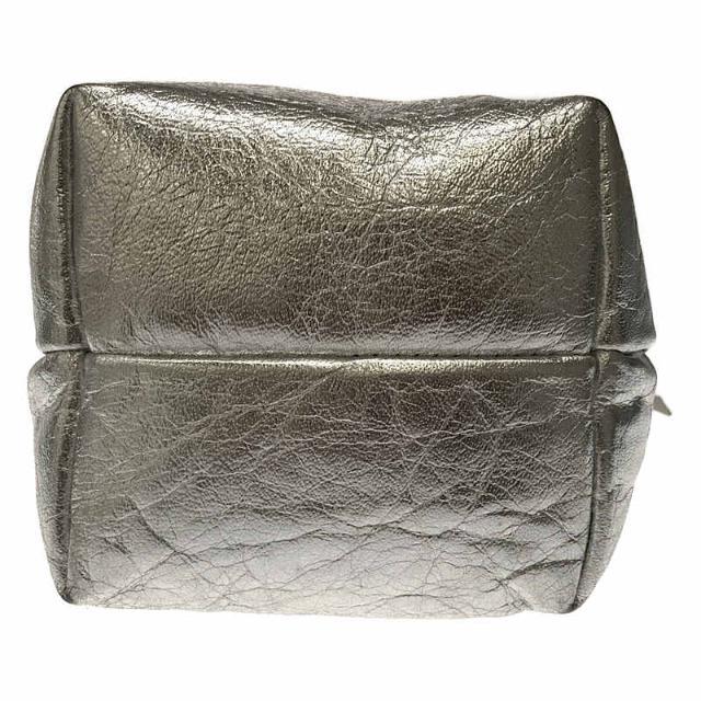 【美品】 MARCO MASI / マルコマージ | シルバー メタリック 巾着型 ショルダー バッグ 保存袋付き | シルバー | レディース