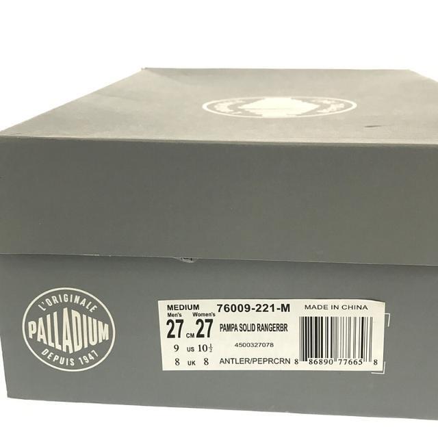 PALLADIUM(パラディウム)の【新品】  PALLADIUM / パラディウム | PAMPA SOLID RANGERBR パンパ ソリッド レンジャー ウォータープルーフ ハイカット スニーカー レイン ブーツ 箱・ポーチ付き | 27 | パープル | メンズ メンズの靴/シューズ(スニーカー)の商品写真