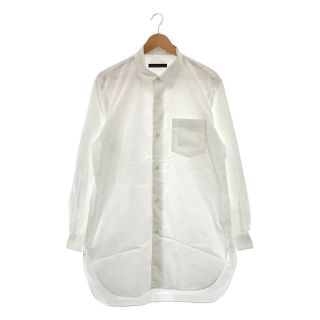 ソフネット(SOPHNET.)のSOPHNET. / ソフネット | 2021SS | REGULAR COLLAR LONG SHIRT コットン レギュラーカラー ロング シャツ | L | ホワイト | メンズ(Tシャツ/カットソー(七分/長袖))