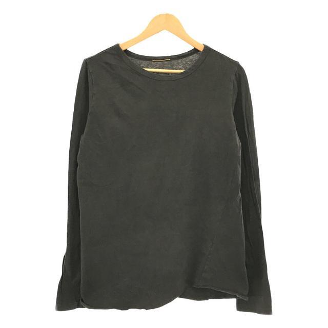 DEUXIEME CLASSE(ドゥーズィエムクラス)のDeuxieme Classe / ドゥーズィエムクラス | Layering Tシャツ コットン レイヤリング カットソー | F | チャコール | レディース レディースのトップス(Tシャツ(長袖/七分))の商品写真