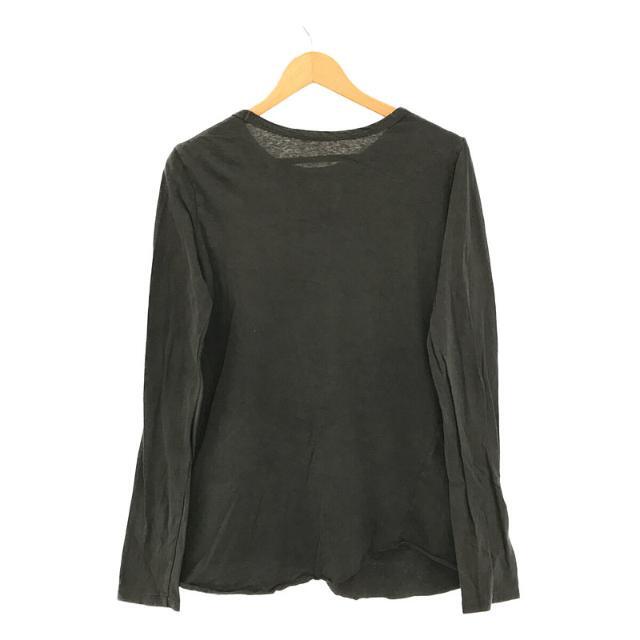 DEUXIEME CLASSE(ドゥーズィエムクラス)のDeuxieme Classe / ドゥーズィエムクラス | Layering Tシャツ コットン レイヤリング カットソー | F | チャコール | レディース レディースのトップス(Tシャツ(長袖/七分))の商品写真