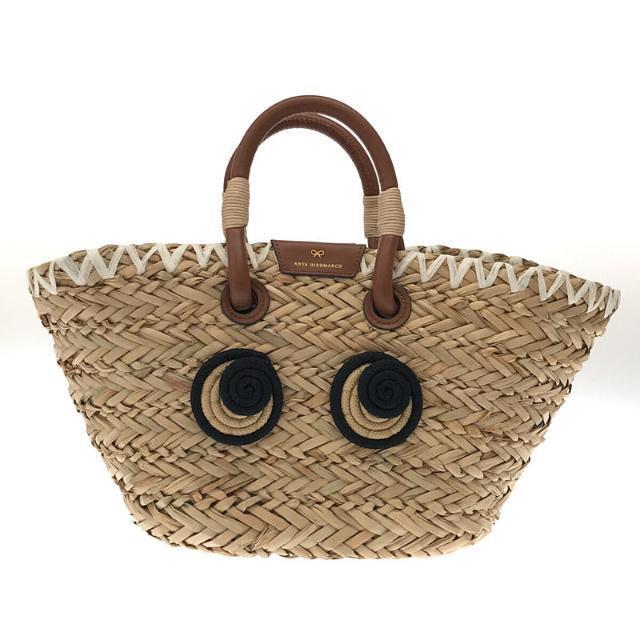 【美品】  ANYA HINDMARCH / アニヤハインドマーチ | Small Rope Eeys Basket スモール ロープ アイズ バスケット かご トート バッグ 保存袋付き | Natural | レディース