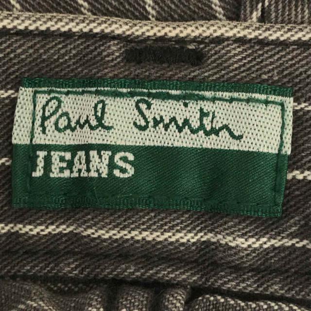 Paul Smith(ポールスミス)のPaul Smith / ポールスミス | JEANS コットン ストライプ 5ポケット ストレート デニム パンツ | 29 | グレー | メンズ メンズのパンツ(その他)の商品写真