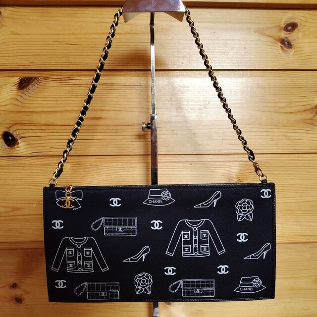 限定価格セール!】 CHANEL 【レア・美品】シャネル CHANEL アイコン柄