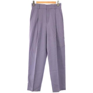 ロク(6 (ROKU))の【美品】  6(ROKU) / ロク | KARSEY PANTS センタープレス タックパンツ lavender | 38 | ラベンダー | レディース(その他)