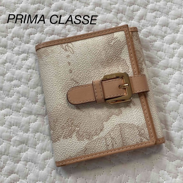 PRIMA CLASSE(プリマクラッセ)の【希少】PRIMA CLASSE プリマクラッセ　ホワイト　折財布　二つ折り レディースのファッション小物(財布)の商品写真