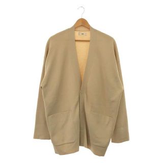 【美品】  unfil / アンフィル | 2022SS high twist suvin cotton smooth-knit oversized cardigan スビンゴールド オーバーサイズ コットン ロング カーディガン | 1 | ライトベージュ | レディース(カーディガン)