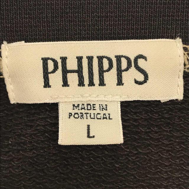 【美品】  PHIPPS / フィップス | ROCKHOUND SWEAT SHIRT ロゴ プリント 刺繍 スウェット トレーナー | L | ダークブラウン | メンズ 4