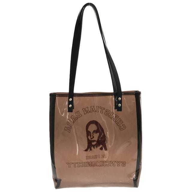 CHRISTIAN DADA(クリスチャンダダ)の【美品】  CHRISTIAN DADA / クリスチャンダダ | PVC Graphic Tote Bag ロゴ プリント PVC ビニール トート バッグ | ブラウン | メンズ メンズのバッグ(トートバッグ)の商品写真