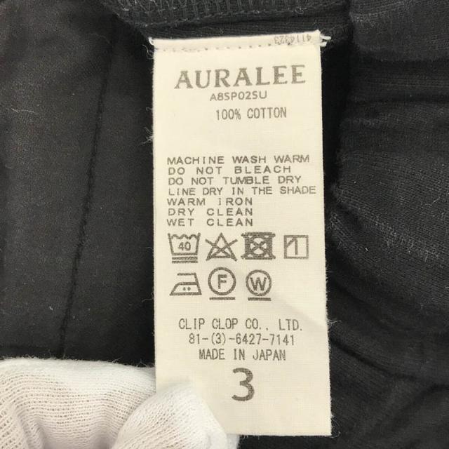 AURALEE / オーラリー | 2018SS | STAND-UP EASY PANTS スタンドアップ イージー パンツ | 3 | ブラック  | メンズ