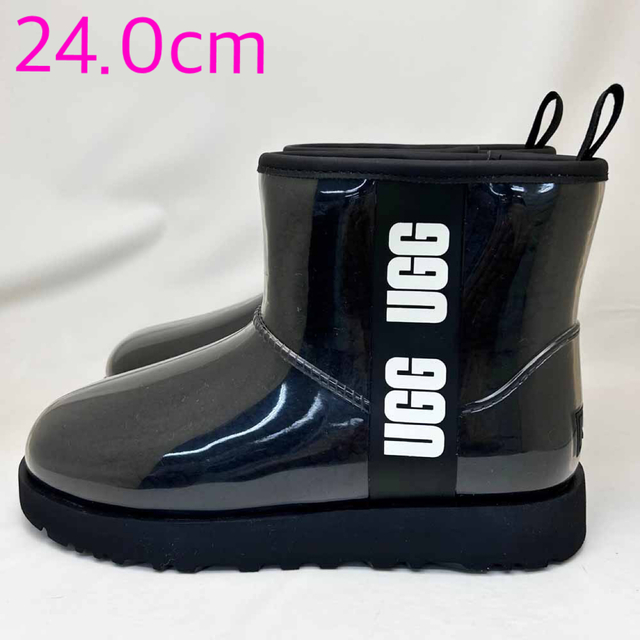 UGG - 新品 UGG アグ CLASSIC CLEAR MINI ブラック 24.0cmの通販 by