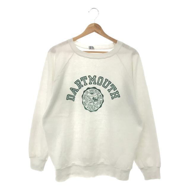 CHAMPION / チャンピオン | 1980s | 80s VINTAGE ヴィンテージ USA製 トリコタグ DARTMOUTH カレッジ プリント ラグランスリーブ スウェット | XL | ホワイト | メンズ