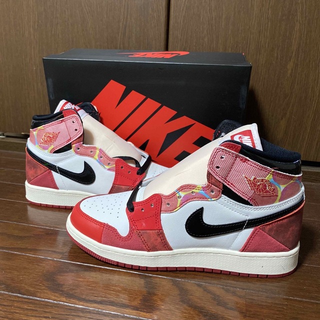 NIKEナイキaj1エアジョーダン1 AirJordan1スパイダーマン