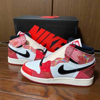 ナイキ(NIKE)のNIKEナイキaj1エアジョーダン1 AirJordan1スパイダーマン(スニーカー)