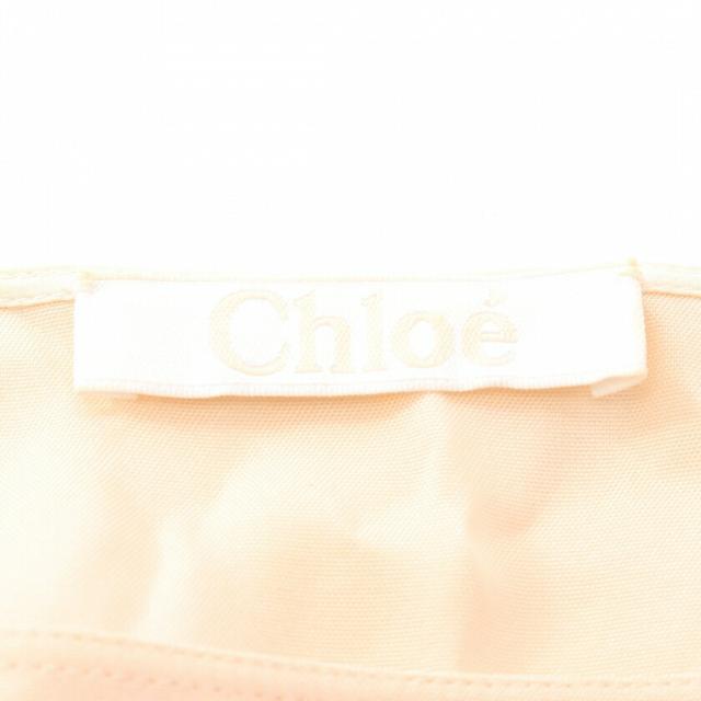 Chloe(クロエ)の ワンピース シルク ピンクベージュ レディースのワンピース(ひざ丈ワンピース)の商品写真