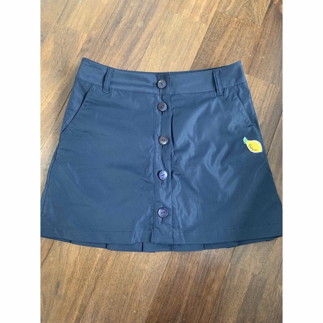 ゴルフウェア　韓国スカート　かわいい　レモン　ネイビー