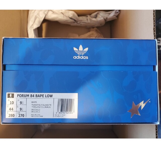 bape 30th adidas forum 28cm 2色セット