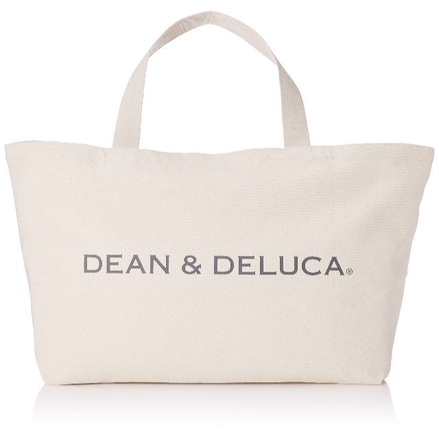 【色: ナチュラル】DEAN&DELUCA ビッグトートバッグ ナチュラル 内ポその他