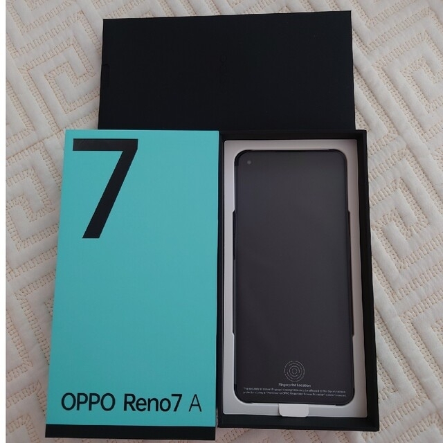 OPPO(オッポ)の専用　OPPO Reno7 A スターリーブラック スマホ/家電/カメラのスマートフォン/携帯電話(スマートフォン本体)の商品写真