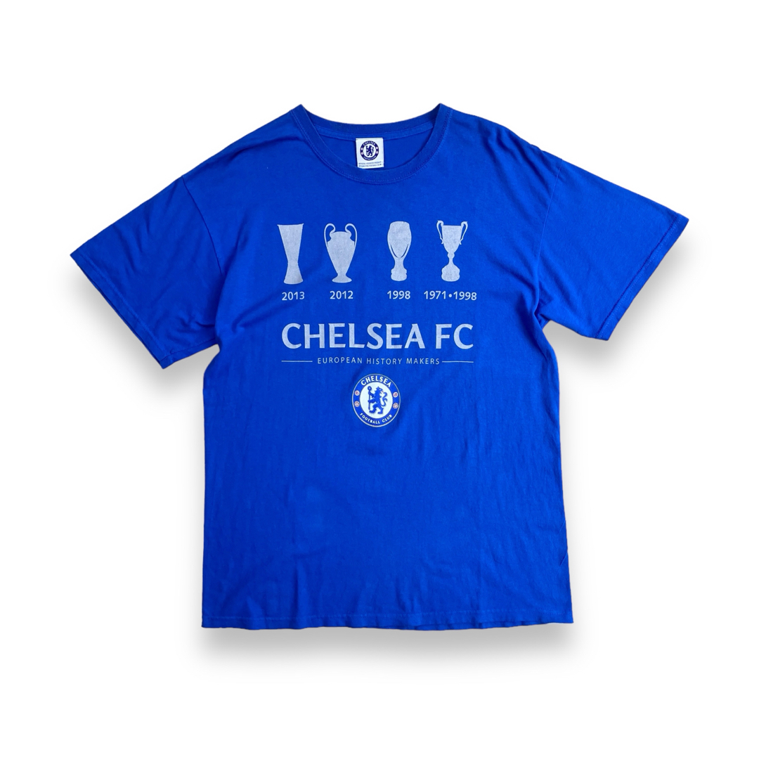 CHELSEA FC チェルシー　Tシャツ　サッカー　ゲームシャツ　ブルー　青