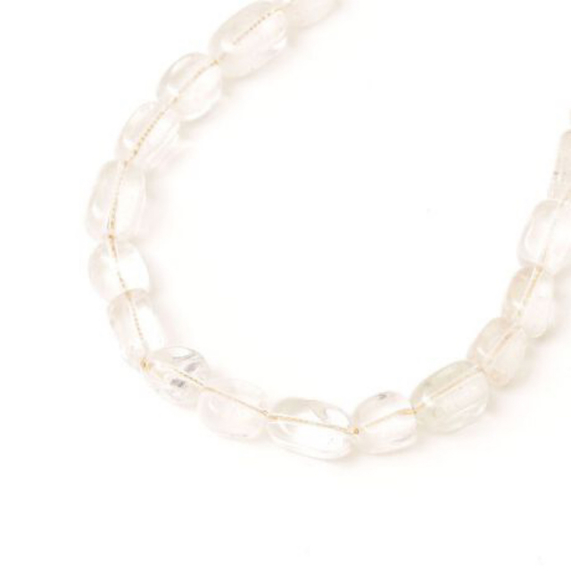 未使用 美品 SHIPS クリスタル ネックレス 定価11000円 3