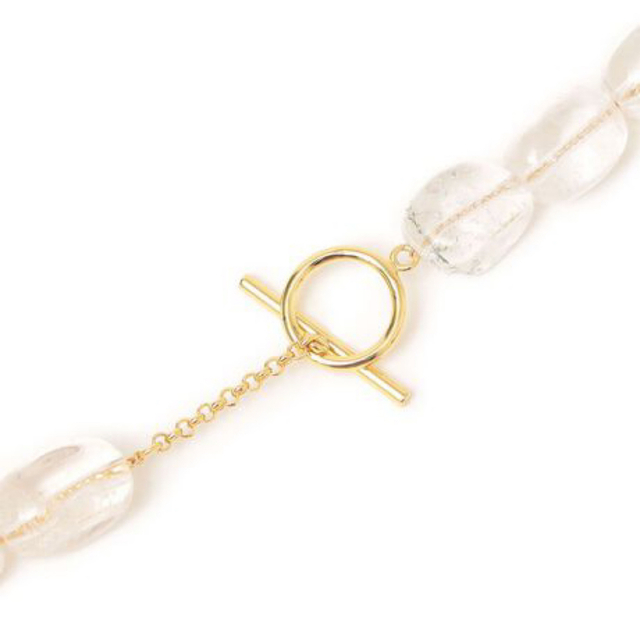未使用 美品 SHIPS クリスタル ネックレス 定価11000円 4