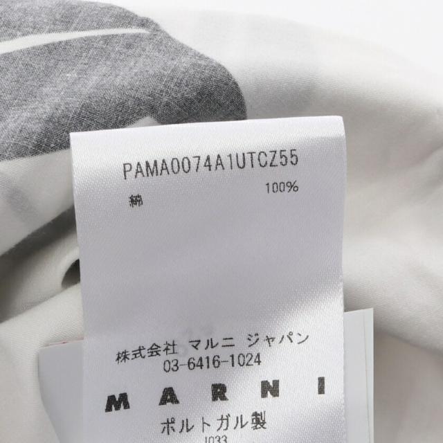 Marni(マルニ)の ドローストリング ワイドパンツ 花柄 ホワイト マルチカラー レディースのパンツ(その他)の商品写真