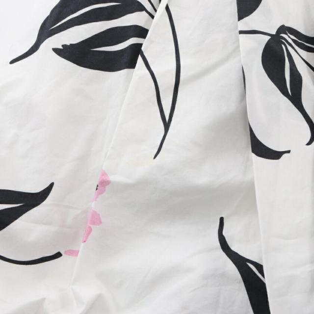 Marni(マルニ)の ドローストリング ワイドパンツ 花柄 ホワイト マルチカラー レディースのパンツ(その他)の商品写真