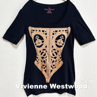 ヴィヴィアンウエストウッド(Vivienne Westwood)の【Vivienne Westwood】コルセットORBグラフィック Tシャツ(Tシャツ(半袖/袖なし))