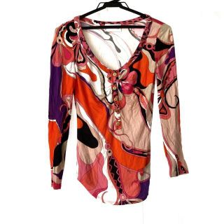 エミリオプッチ(EMILIO PUCCI)のエミリオプッチ 七分袖カットソー I38 -(カットソー(長袖/七分))