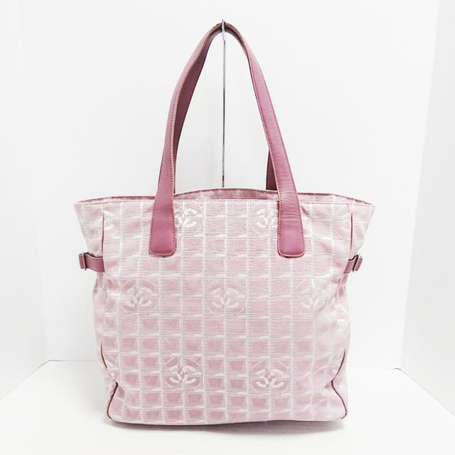 数量限定・即納特価!! CHANEL(シャネル) トートバッグ ピンク×白