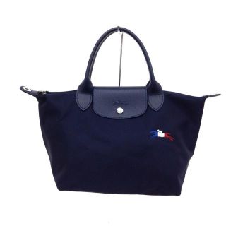 ロンシャン(LONGCHAMP)のロンシャン ハンドバッグ ナイロン×レザー(ハンドバッグ)