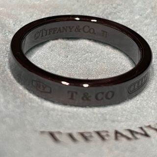 Tiffany\u0026Co ティファニー ナローリング チタン 20号 925