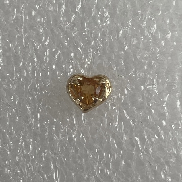 LANIE heart bone 軟骨ピアス K18 16G シャフト7mm レディース