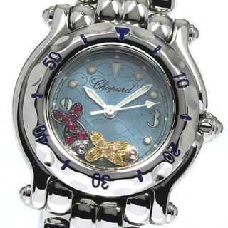 ショパール(Chopard)のショパール Chopard 27/8923/402 ハッピースポーツ ハッピーフィッシュ ダイヤモンド クォーツ レディース 良品 _751169(腕時計)